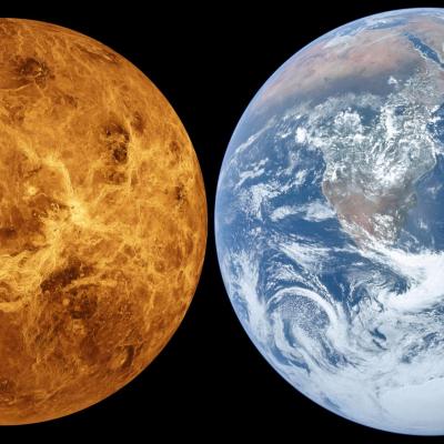 Size comparison of venus and earth 2