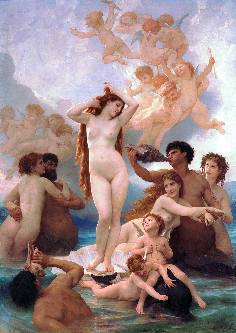 Venus the birth of venus by william adolphe bouguereau 1879